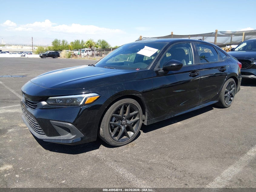 2022 Honda Civic, Right Side, IAAI, VIN 2HGFE2F51NH547826 — photo 2