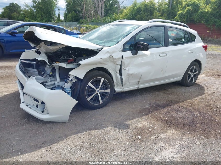 2022 Subaru Impreza, Front End, IAAI, VIN 4S3GTAV64N3705317 — photo 2