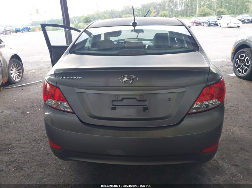 2014 HYUNDAI ACCENT SEDAN 1.6L I-4 DI, DOHC, VVT, 138HP