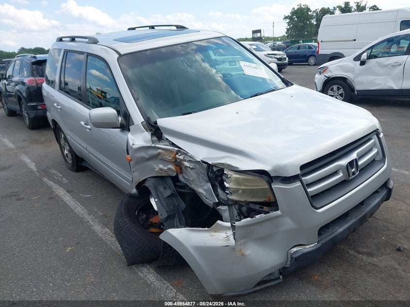 2008 Honda Pilot Se, Перед і зад, IAAI, VIN 5FNYF18328B018552