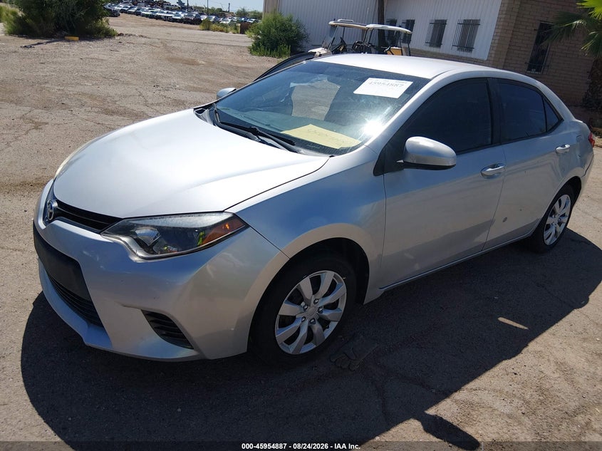 2016 TOYOTA COROLLA auction photo 2