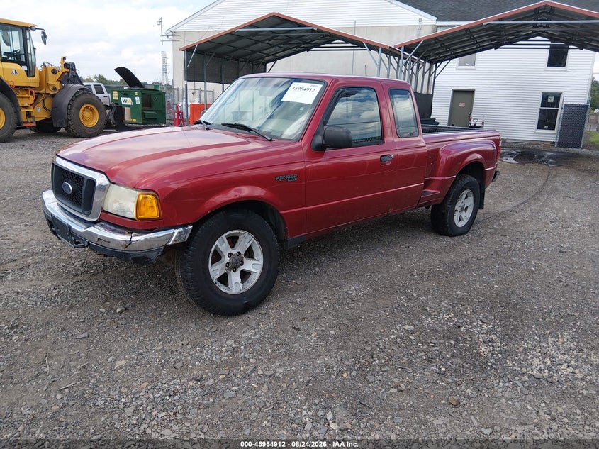 2004 Ford Ranger, Лівий перед, IAAI, VIN 1FTZR15E74PB56539 — фото 2