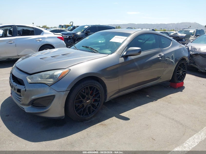 2013 Hyundai Genesis, Rear, IAAI, VIN KMHHT6KD1DU100079 — photo 2