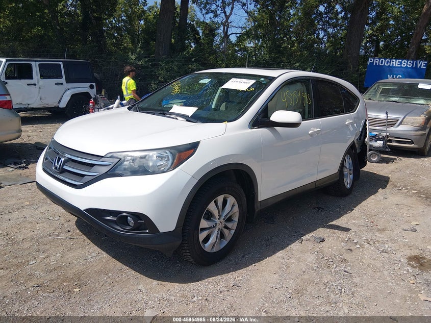 2012 Honda CR-V, Левый зад, IAAI, VIN 5J6RM4H55CL076443 — фото 2