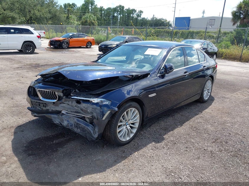 2014 BMW 5er, Front End, IAAI, VIN WBA5A5C55ED511563 — photo 2