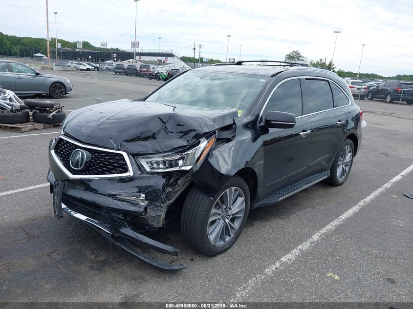 2017 Acura MDX, Удар спереду, IAAI, VIN 5J8YD4H54HL001842 — фото 2
