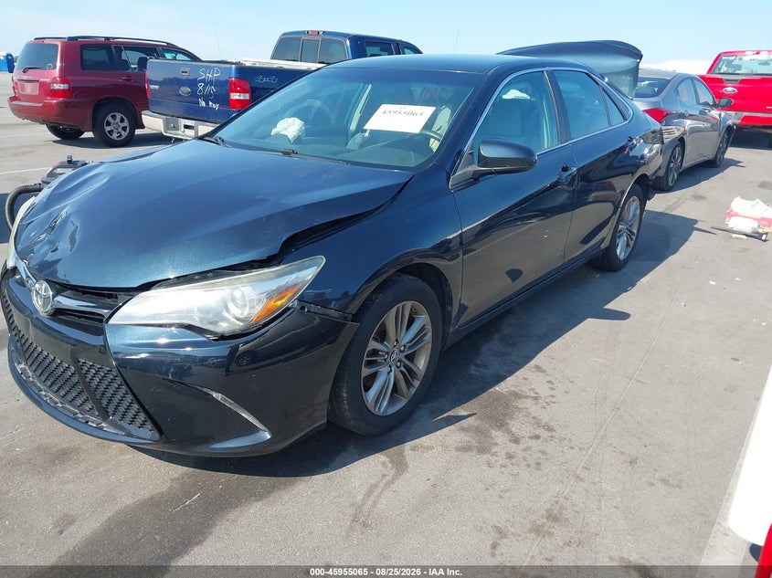 2016 Toyota Camry, Удар сзади, IAAI, VIN 4T1BF1FK7GU119765 — фото 2