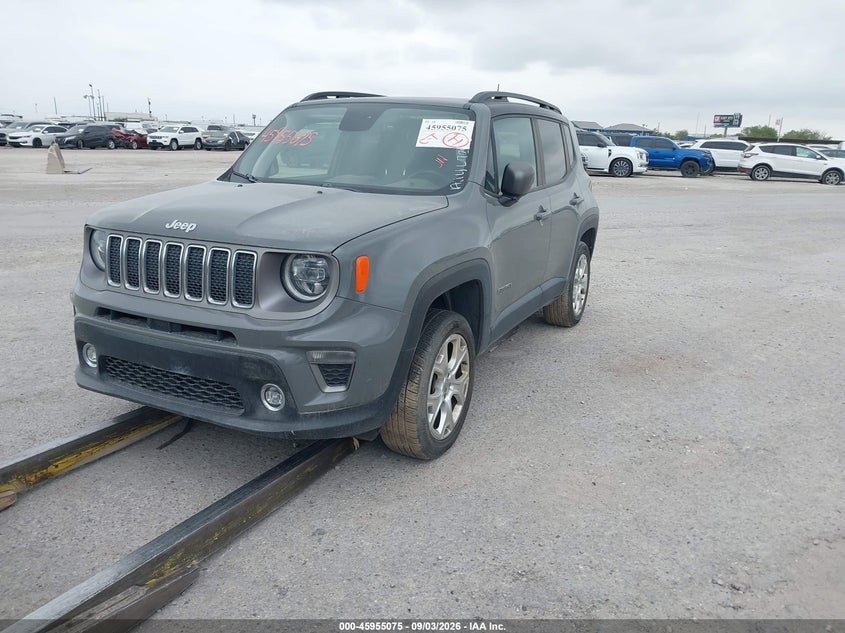 Vin: zacnjbd18lpl72540, lot: 46454289, jeep renegade limited 4x4 20202
