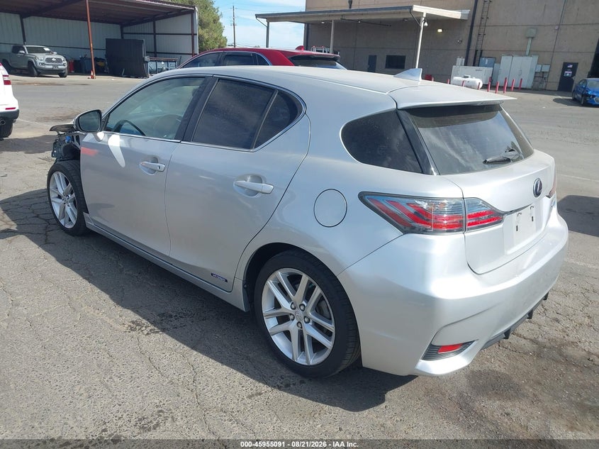 Vin: jthkd5bh1g2275273, lot: 46454305, lexus ct 200h 20163