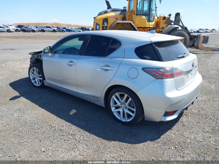 Vin: jthkd5bh1g2275273, lot: 46454305, lexus ct 200h 20163