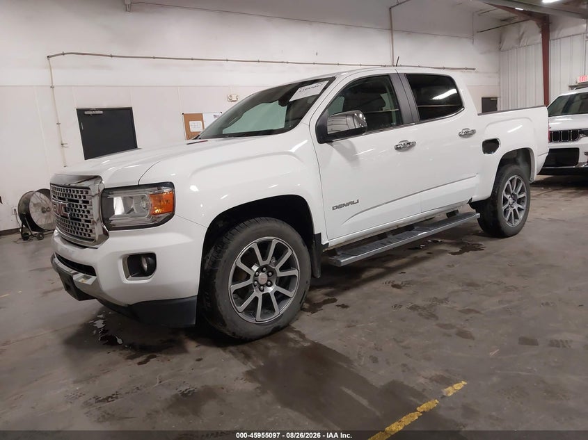 2018 GMC Canyon, Удар сзади, IAAI, VIN 1GTP6EE17J1215950 — фото 2