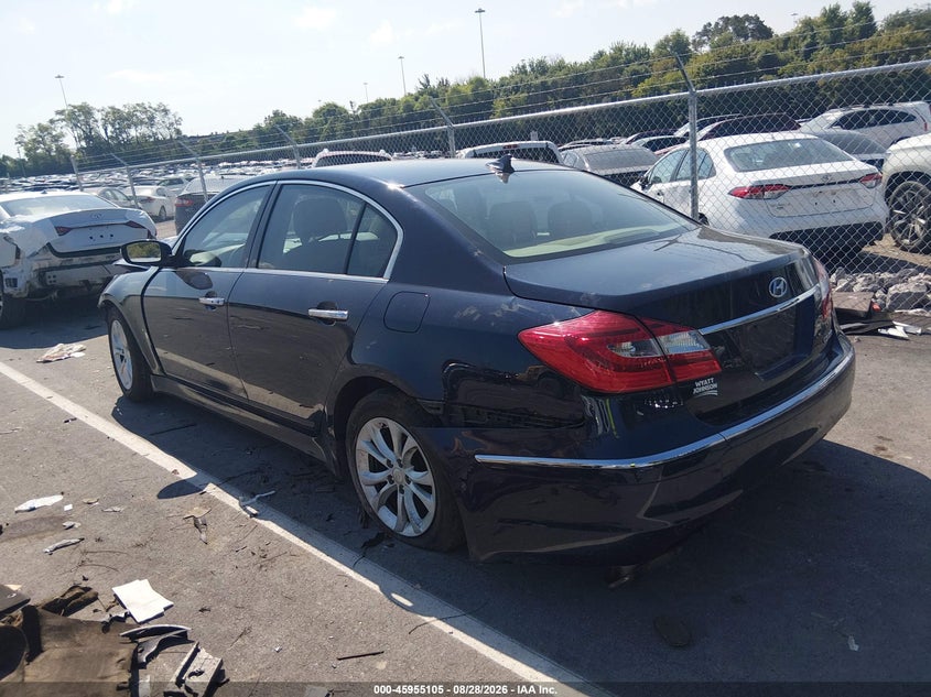 2012 HYUNDAI GENESIS auction photo 3