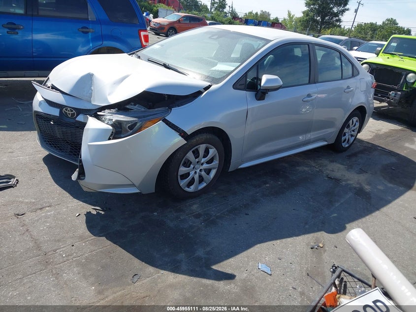 Vin: 5yfepmae3np276592, lot: 46454325, toyota corolla le 20222