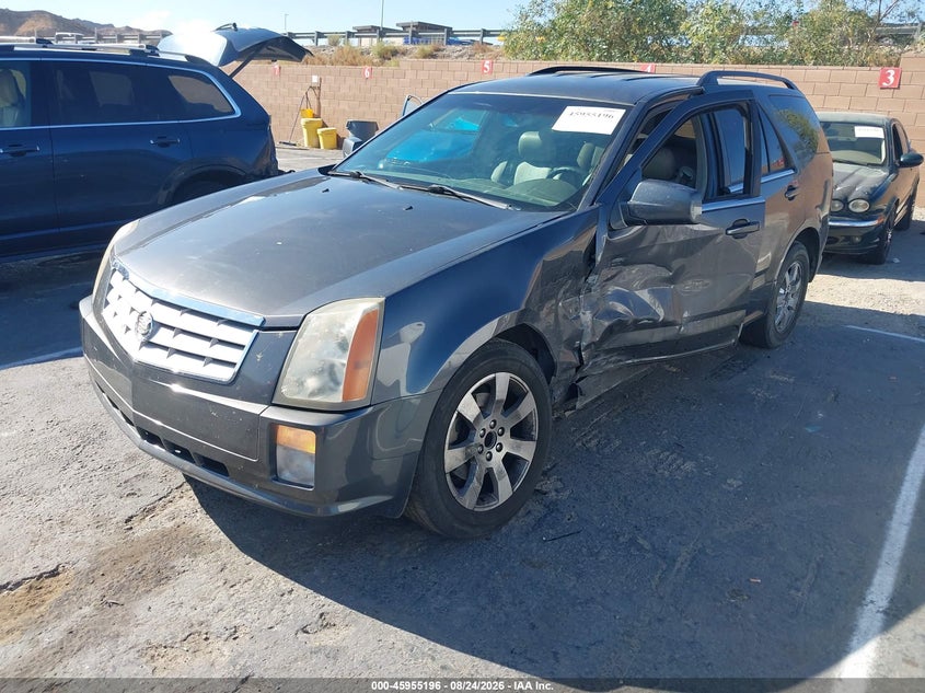 2008 Cadillac SRX, Left Side, IAAI, VIN 1GYEE637280206302 — photo 2