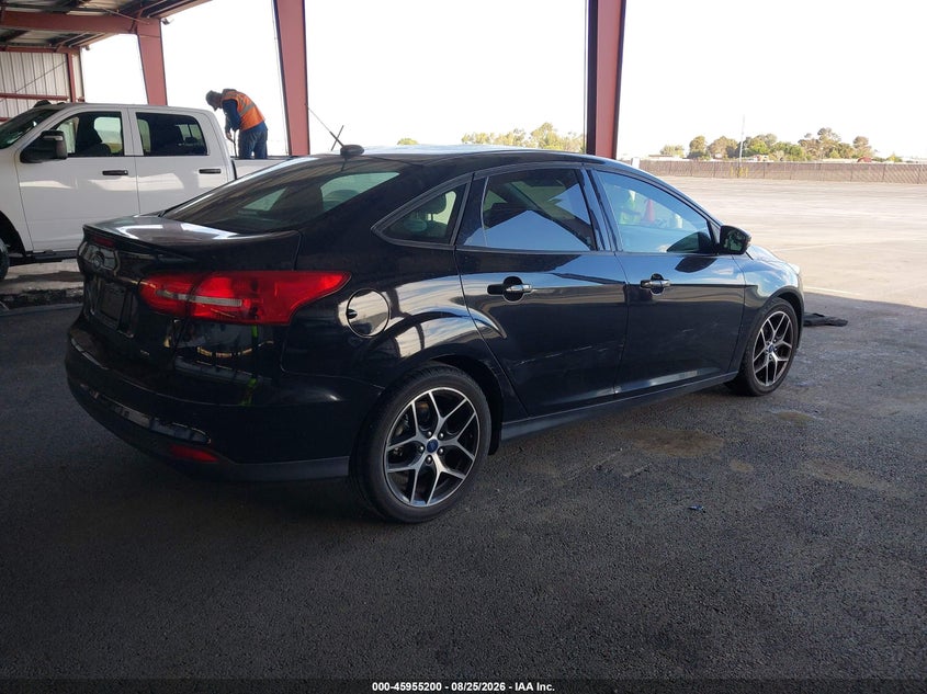 Vin: 1fadp3h21jl205630, lot: 46454414, ford focus sel 20184