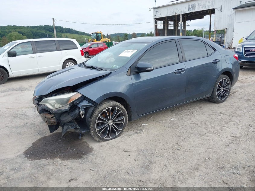 2016 Toyota Corolla, Front End, IAAI, VIN 2T1BURHEXGC709648 — photo 2