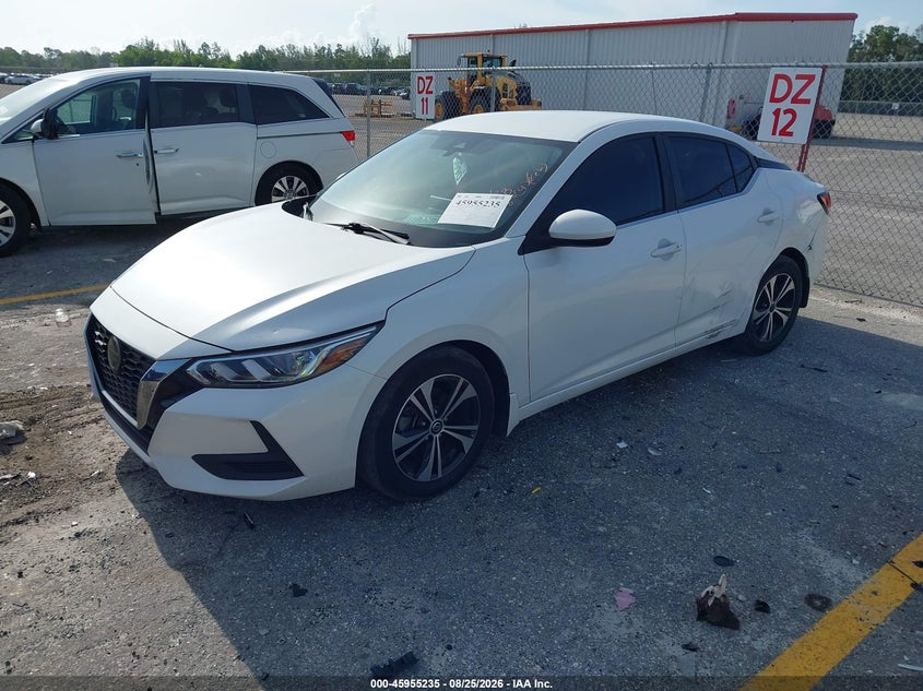 NISSAN SENTRA 2021 VIN 3N1AB8CV3MY228156