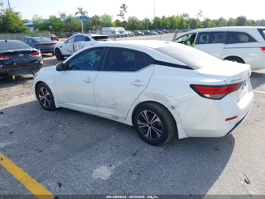 NISSAN SENTRA 2021 VIN 3N1AB8CV3MY228156