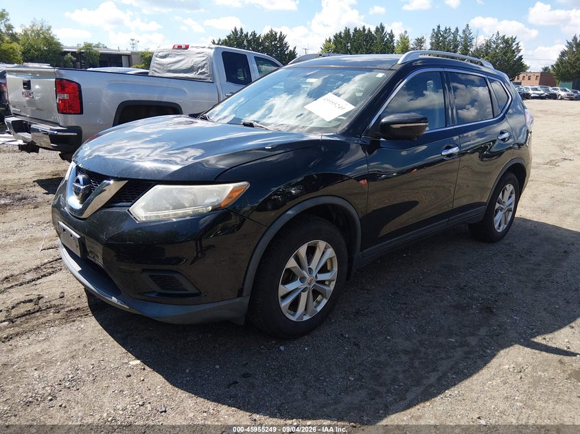 Vin: knmat2mv4fp555935, lot: 46454463, nissan rogue sv 20152