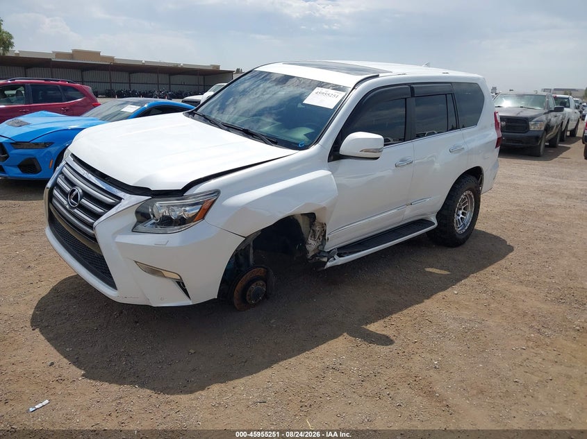 2016 Lexus GX, Left Front, IAAI, VIN JTJBM7FX4G5139438 — photo 2