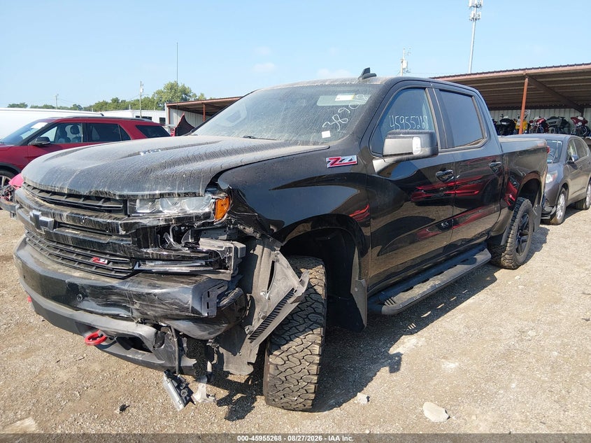 Vin: 3gcpyfel3lg389018, lot: 46454482, chevrolet silverado 1500 4wd  short bed lt trail boss 20202
