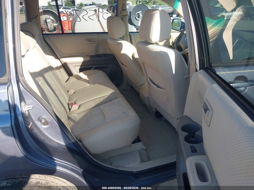 TOYOTA HIGHLANDER 2005 VIN JTEDP21A550054378