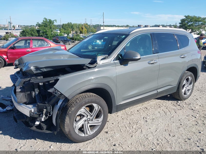 2023 Hyundai Santa Fe, Front End, IAAI, VIN 5NMS2DAJ2PH498049 — photo 2