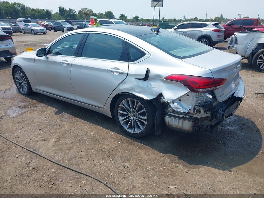 Vin: kmhgn4je3fu048848, lot: 46454530, hyundai genesis 3.8 20153