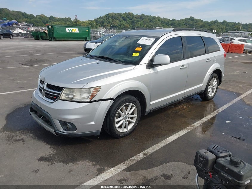 2013 Dodge Journey, Right Front, IAAI, VIN 3C4PDCBG7DT546771 — photo 2