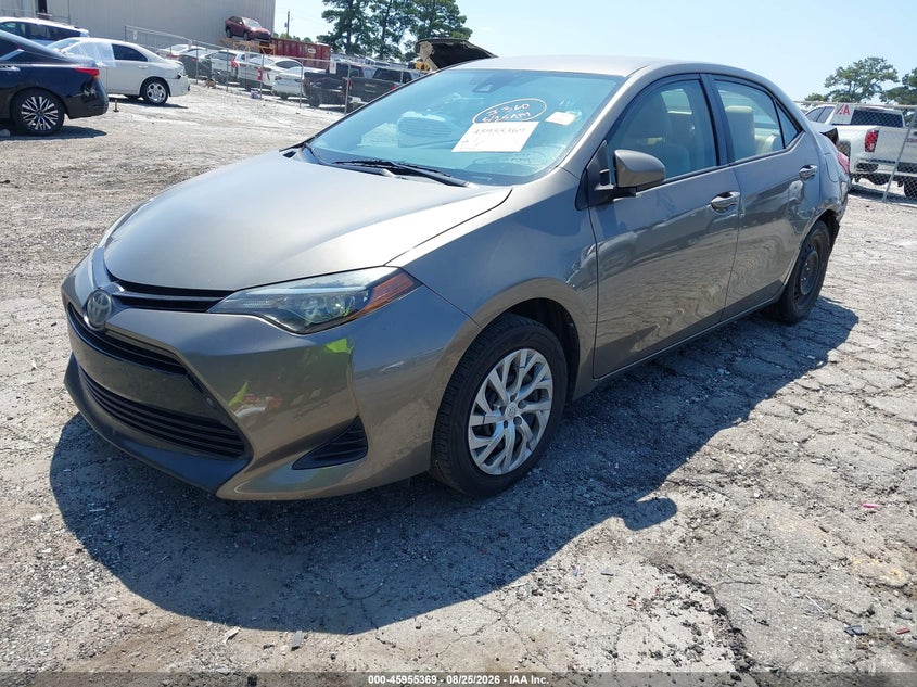 2019 Toyota Corolla, Rear, IAAI, VIN 2T1BURHE1KC224095 — photo 2