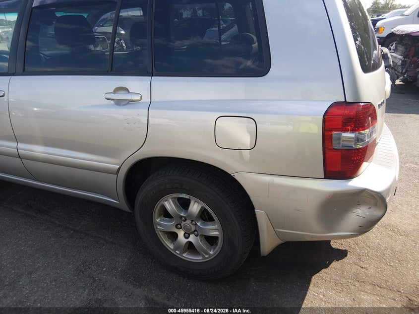 2007 TOYOTA HIGHLANDER SPORT UTILITY VEHICLE 3.3L V-6 DOHC, VVT, 215HP
