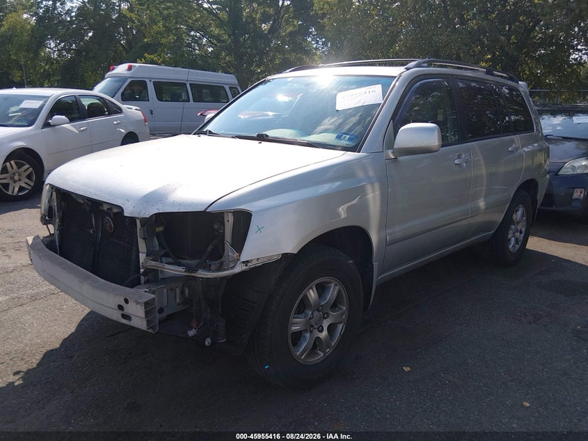 2007 TOYOTA HIGHLANDER SPORT UTILITY VEHICLE 3.3L V-6 DOHC, VVT, 215HP