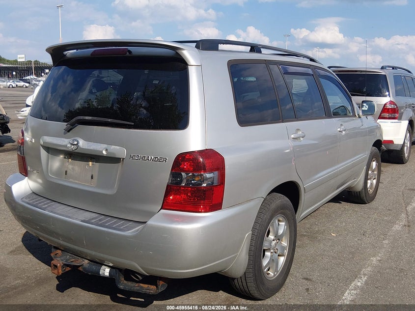 2007 TOYOTA HIGHLANDER SPORT UTILITY VEHICLE 3.3L V-6 DOHC, VVT, 215HP