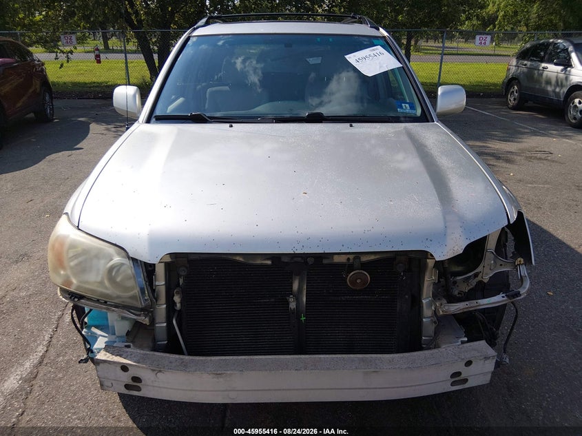 2007 TOYOTA HIGHLANDER SPORT UTILITY VEHICLE 3.3L V-6 DOHC, VVT, 215HP