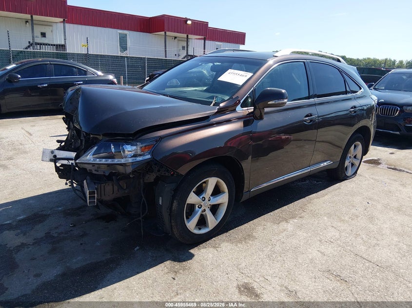 LEXUS RX 350 2013 VIN 2T2BK1BA9DC155992