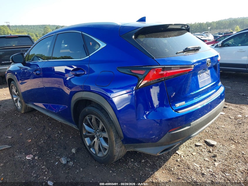 Vin: jtjyarbz0k2116884, lot: 46454705, lexus nx 300 f sport 20193