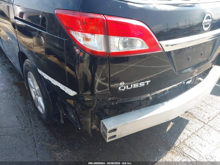 NISSAN QUEST 2015 VIN JN8AE2KP8F9132623
