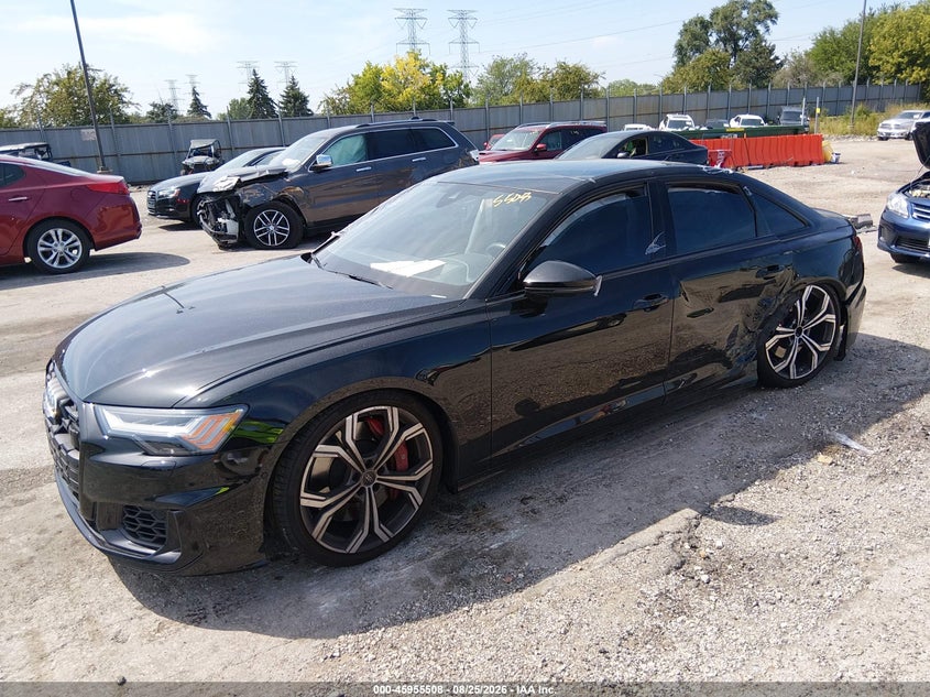 2025 Audi S6, Left Side, IAAI, VIN WAUFFBF22SN044534 — photo 2