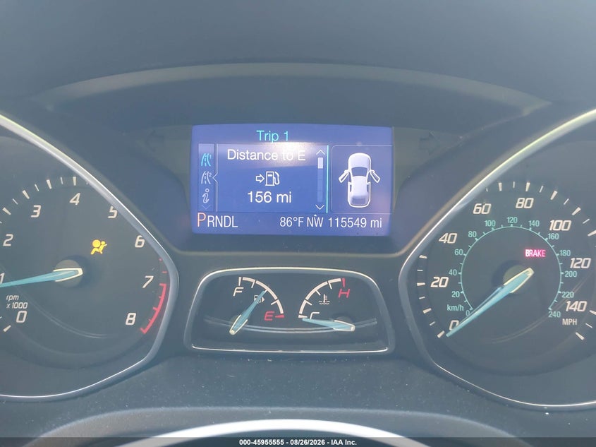 2013 FORD FOCUS HATCHBACK 2.0L I-4 DI, DOHC, VVT, 159HP