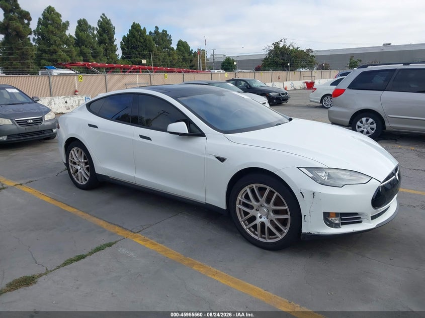 2013 TESLA MODEL S auction photo 1