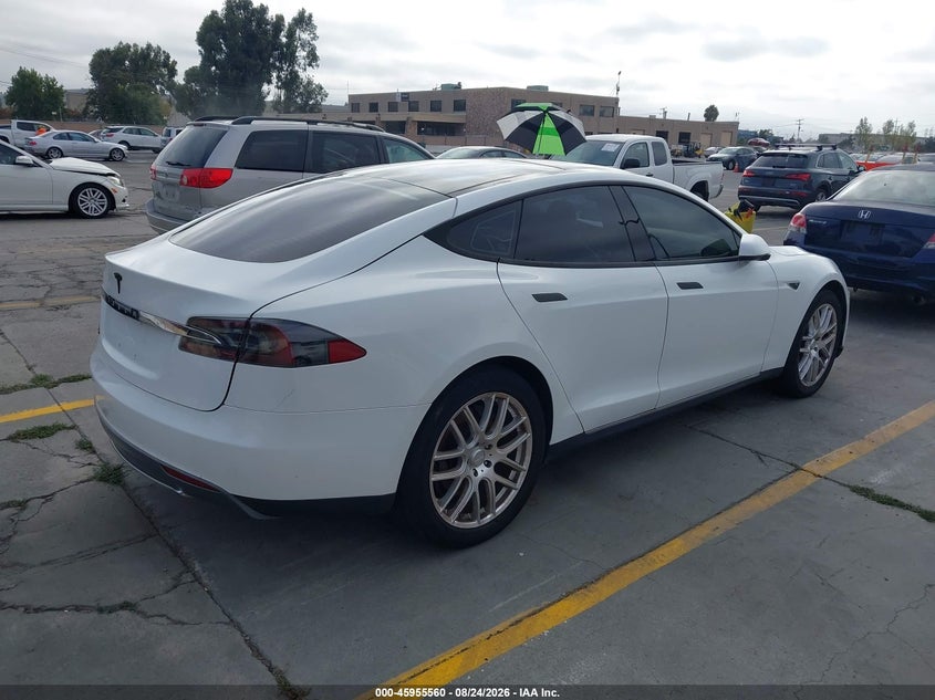 2013 TESLA MODEL S auction photo 4