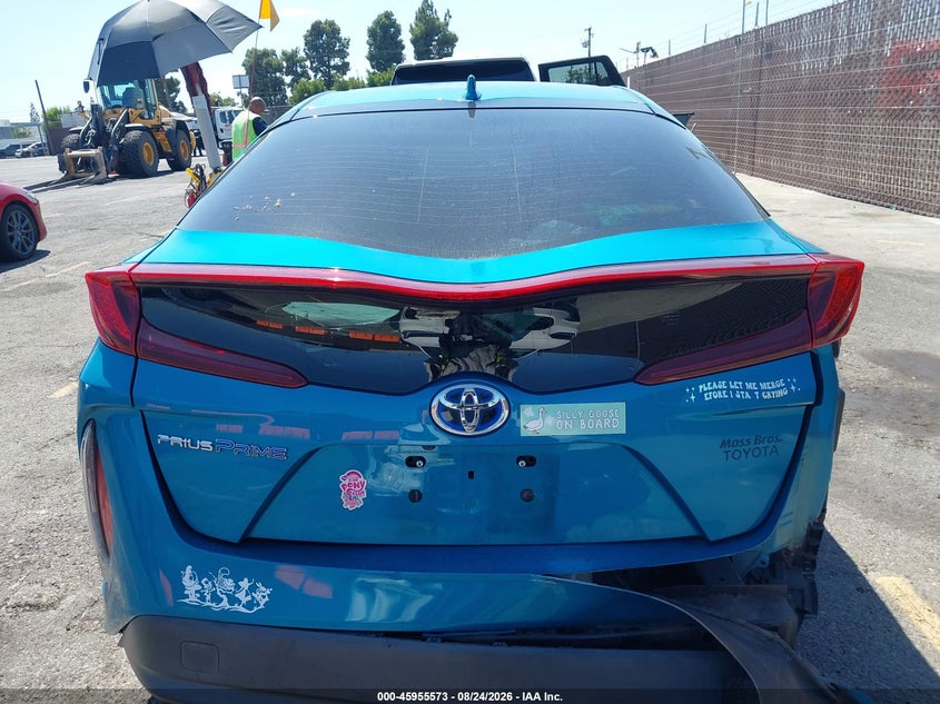 TOYOTA PRIUS PRIME 2019 VIN JTDKARFP8K3118359