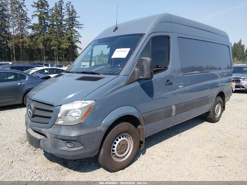 2018 Mercedes-Benz Sprinter, Right Side, IAAI, VIN WD3PE7CD9JP641335 — photo 2
