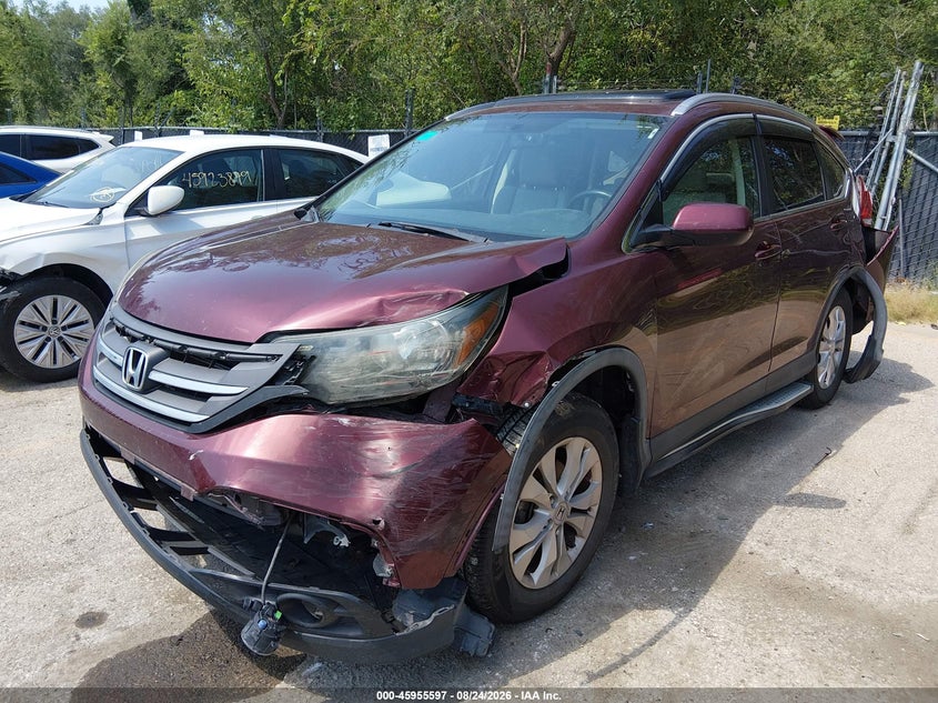 2013 Honda CR-V, Перед і зад, IAAI, VIN 5J6RM4H70DL032949 — фото 2