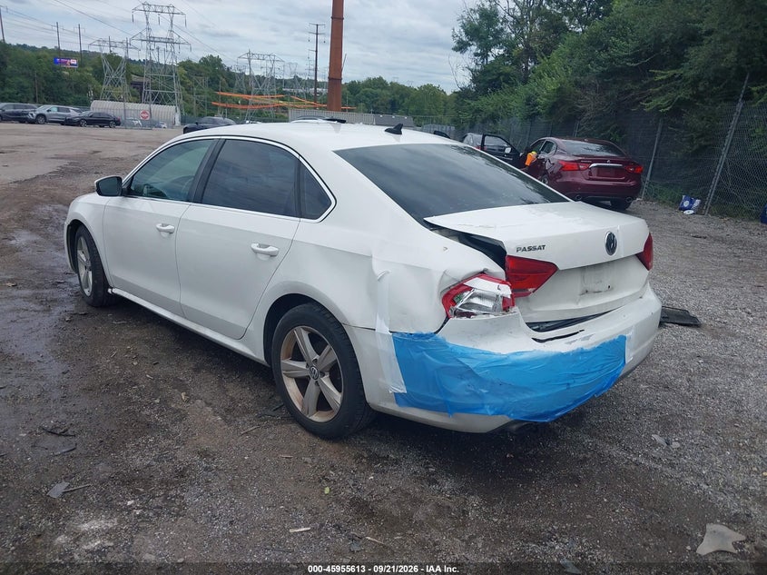 Vin: 1vwbp7a35dc138771, lot: 46454828, volkswagen passat 2.5l se 20133