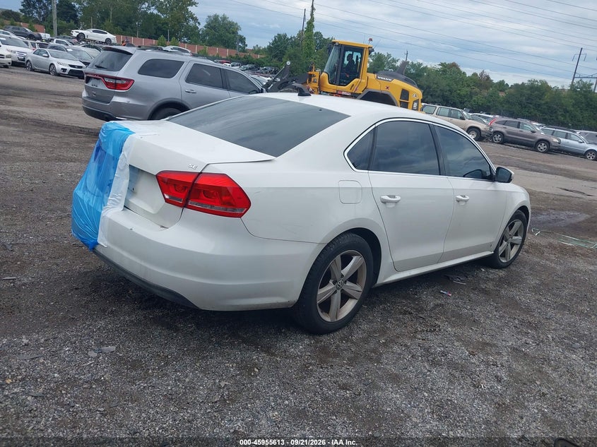 Vin: 1vwbp7a35dc138771, lot: 46454828, volkswagen passat 2.5l se 20134