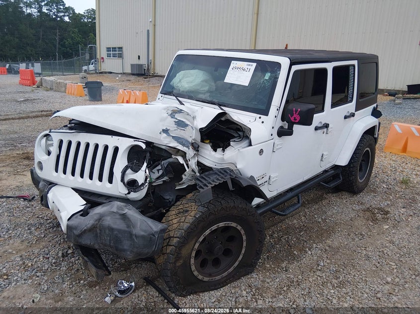 2016 Jeep Wrangler, Front End, IAAI, VIN 1C4BJWEGXGL183141 — photo 2