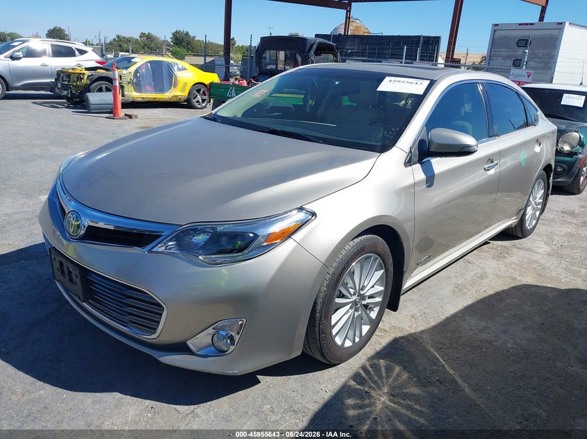 2015 Toyota Avalon, Left Rear, IAAI, VIN 4T1BD1EB7FU043289 — photo 2