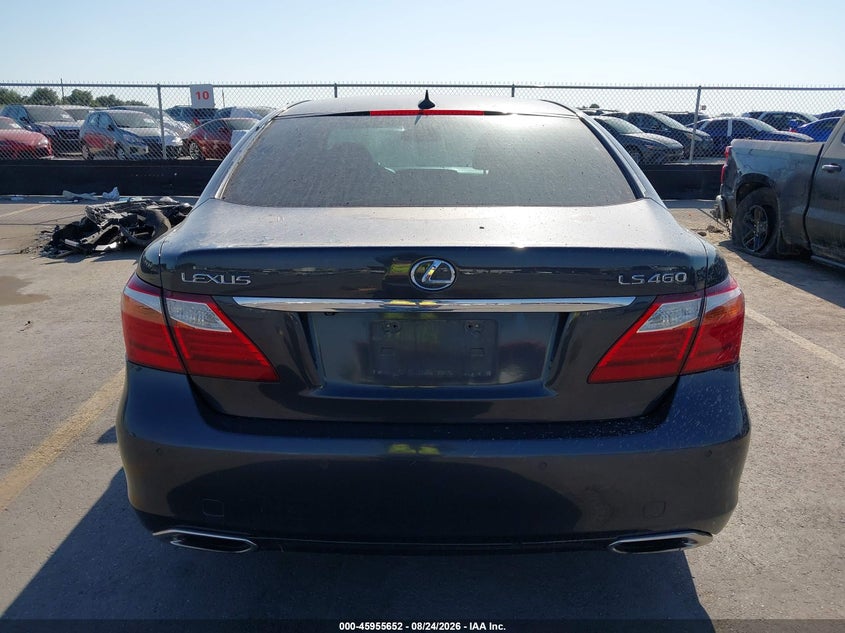 LEXUS LS 460 2010 VIN JTHBL5EF1A5095536