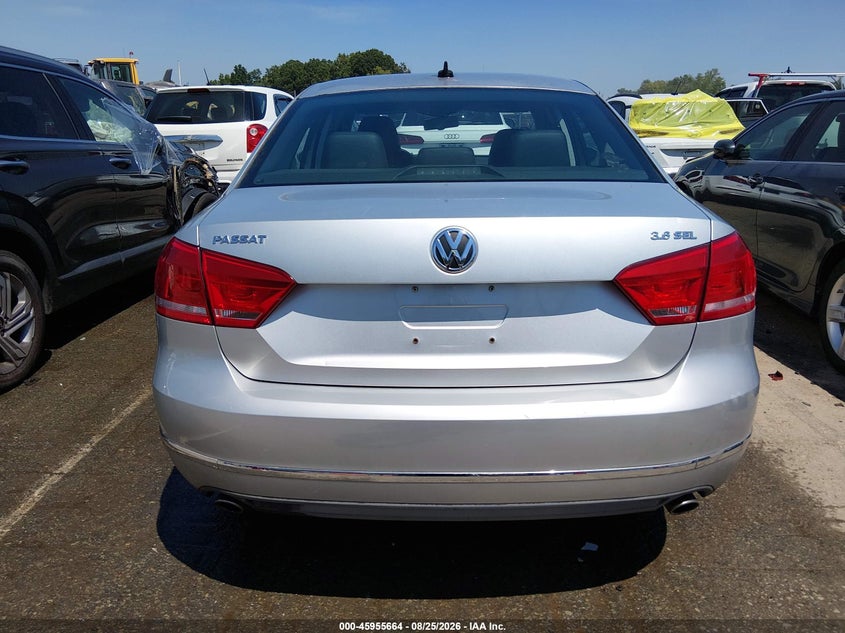 2012 VOLKSWAGEN PASSAT SEDAN 3.6L V-6 DI, DOHC, VVT, 280HP